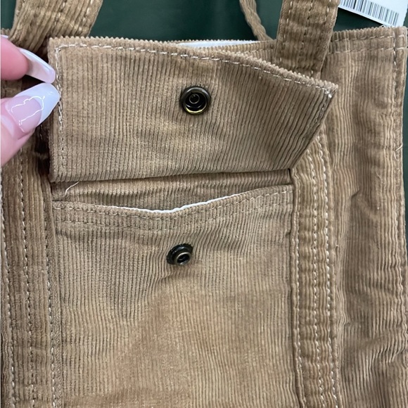 vintage y2k corduroy mini aeropostale tote bag - Picture 3 of 5